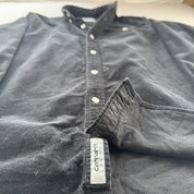 Carhartt WIP Black Madison Corduroy Button Down Shirt S - Threads Uncovered