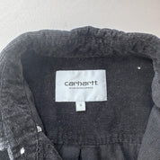 Carhartt WIP Black Madison Corduroy Button Down Shirt S - Threads Uncovered