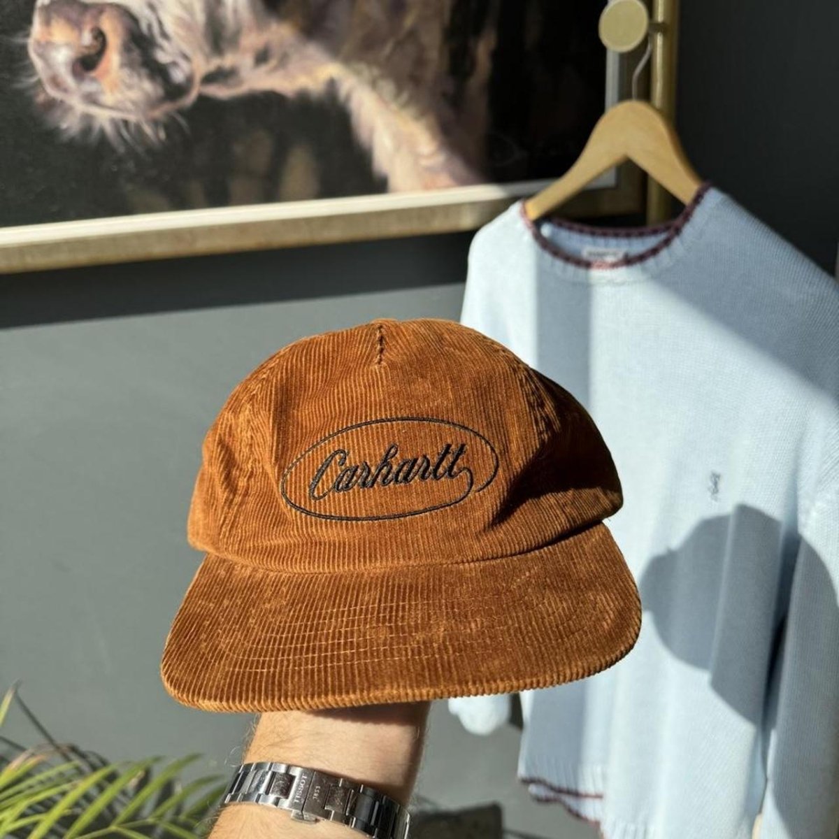 Carhartt WIP BNWT Corduory Rugged Embroidered Cap - Threads Uncovered