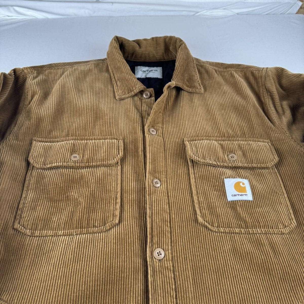 Carhartt WIP Brown Corduroy Whitsome Shacket XL - Threads Uncovered