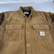 Carhartt WIP Brown Corduroy Whitsome Shacket XL - Threads Uncovered