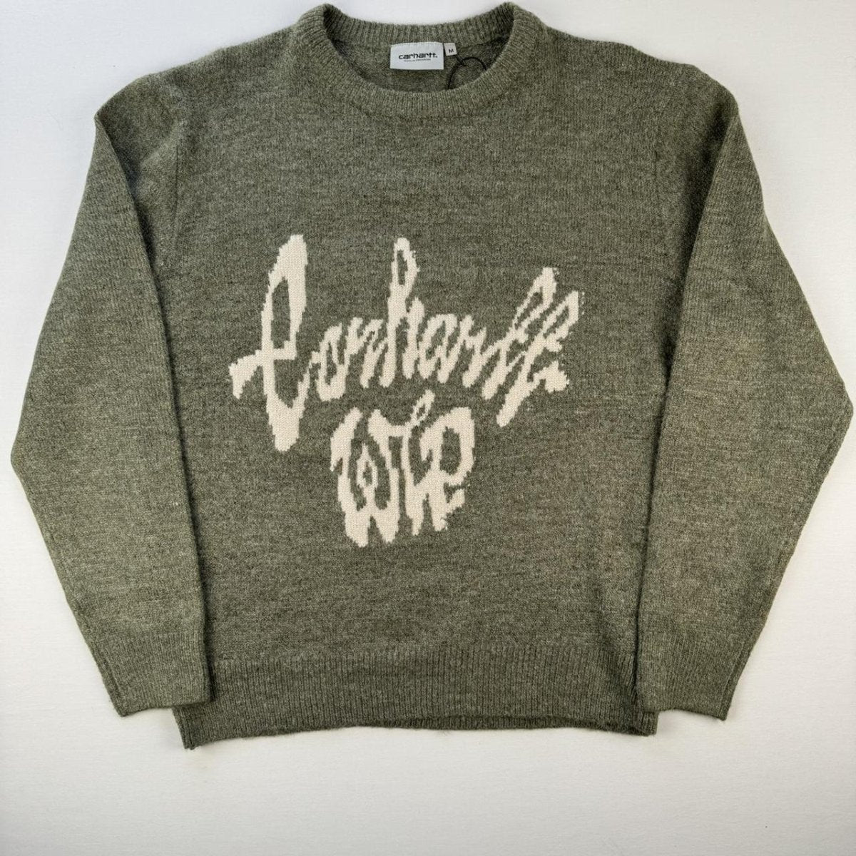 Carhartt WIP Chedda Knitted Sweatshirt M - Threads Uncovered
