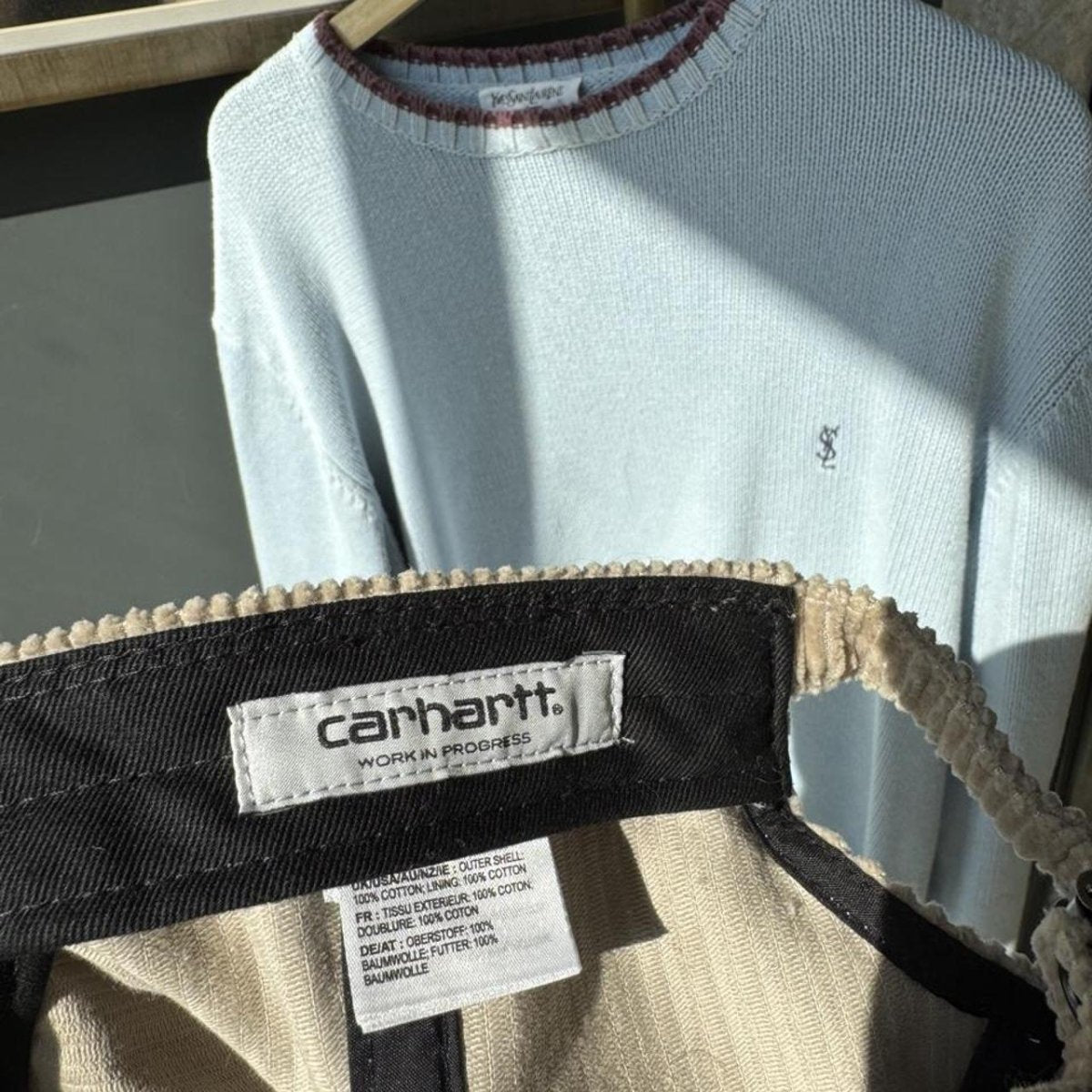Carhartt WIP Corduroy Embroidered Cap - Threads Uncovered
