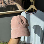 Carhartt WIP Corduroy Pink Harlem Embroidered Cap - Threads Uncovered