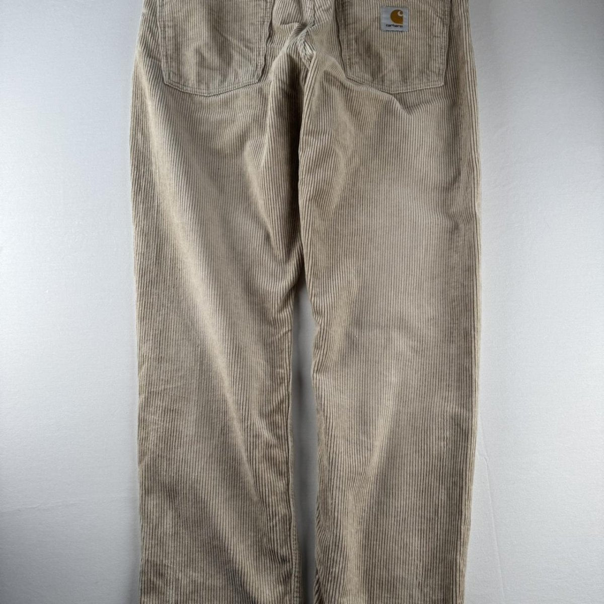 Carhartt WIP Cream Corduory Newel Pant 32W - Threads Uncovered