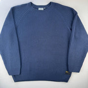 Carhartt Wip Crewneck Knit Sweater in Navy Size XXL - Threads Uncovered