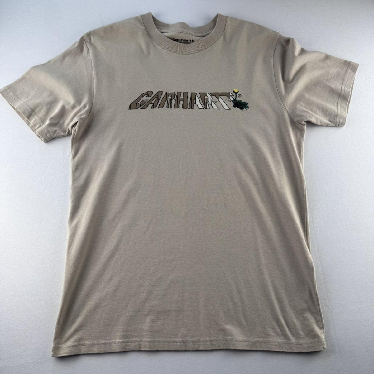 Carhartt WIP Dandelion Script Spellout T Shirt S - Threads Uncovered