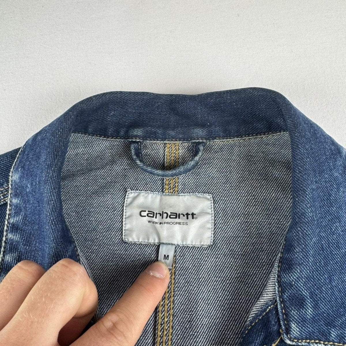Carhartt WIP Denim Stretson Jacket Medium - Threads Uncovered