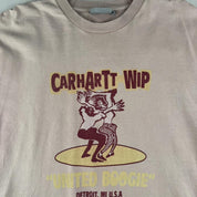 Carhartt WIP Graphic Boogie T Shirt Salmon Pink L - Threads Uncovered