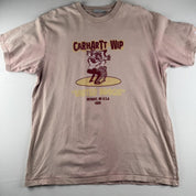 Carhartt WIP Graphic Boogie T Shirt Salmon Pink L - Threads Uncovered
