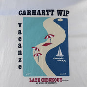 Carhartt WIP Graphic White Vacanze T-Shirt XL - Threads Uncovered