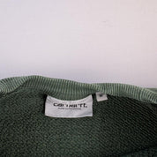 Carhartt WIP Green Spellout Oversized Crewneck M - Threads Uncovered