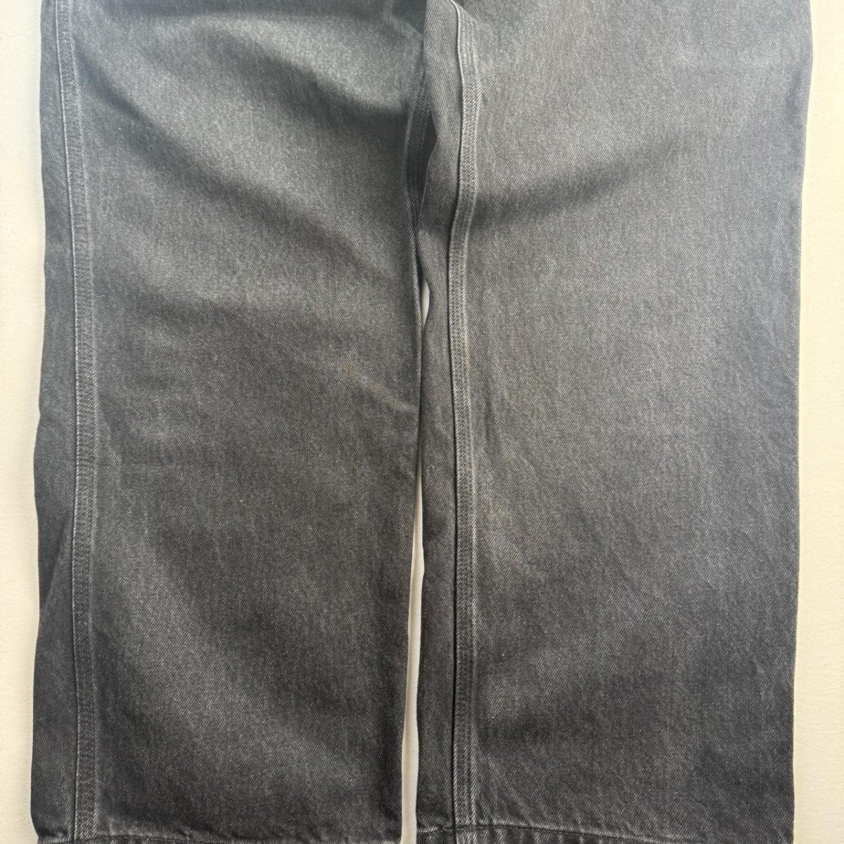 Carhartt WIP Heavyweight Black Single Knee Denim Baggy Jeans 32W 32L - Threads Uncovered