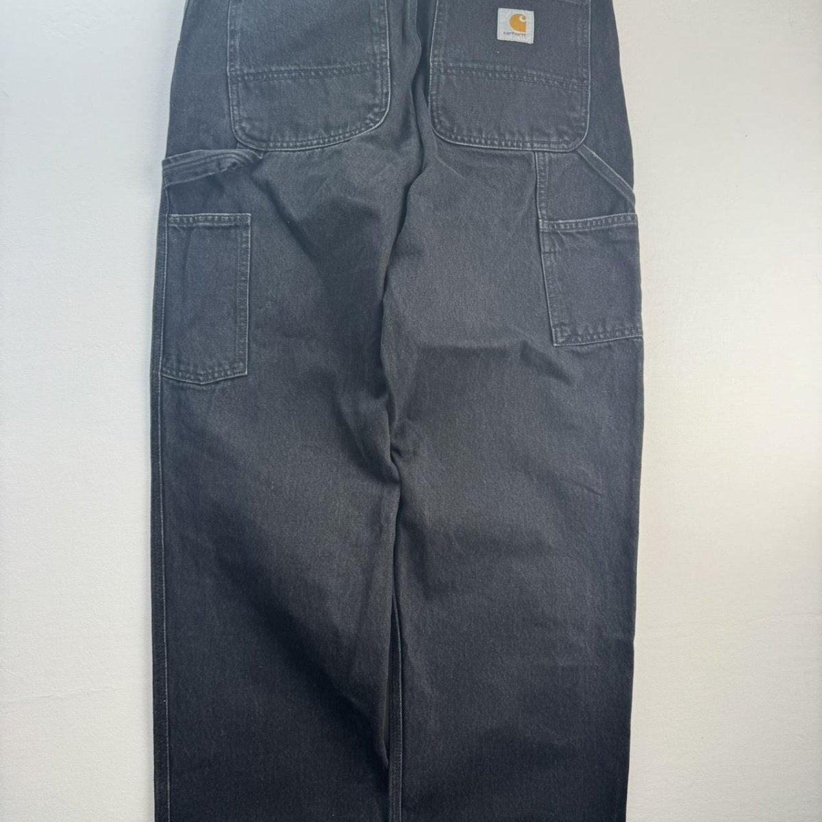 Carhartt WIP Heavyweight Black Single Knee Denim Baggy Jeans 32W 32L - Threads Uncovered