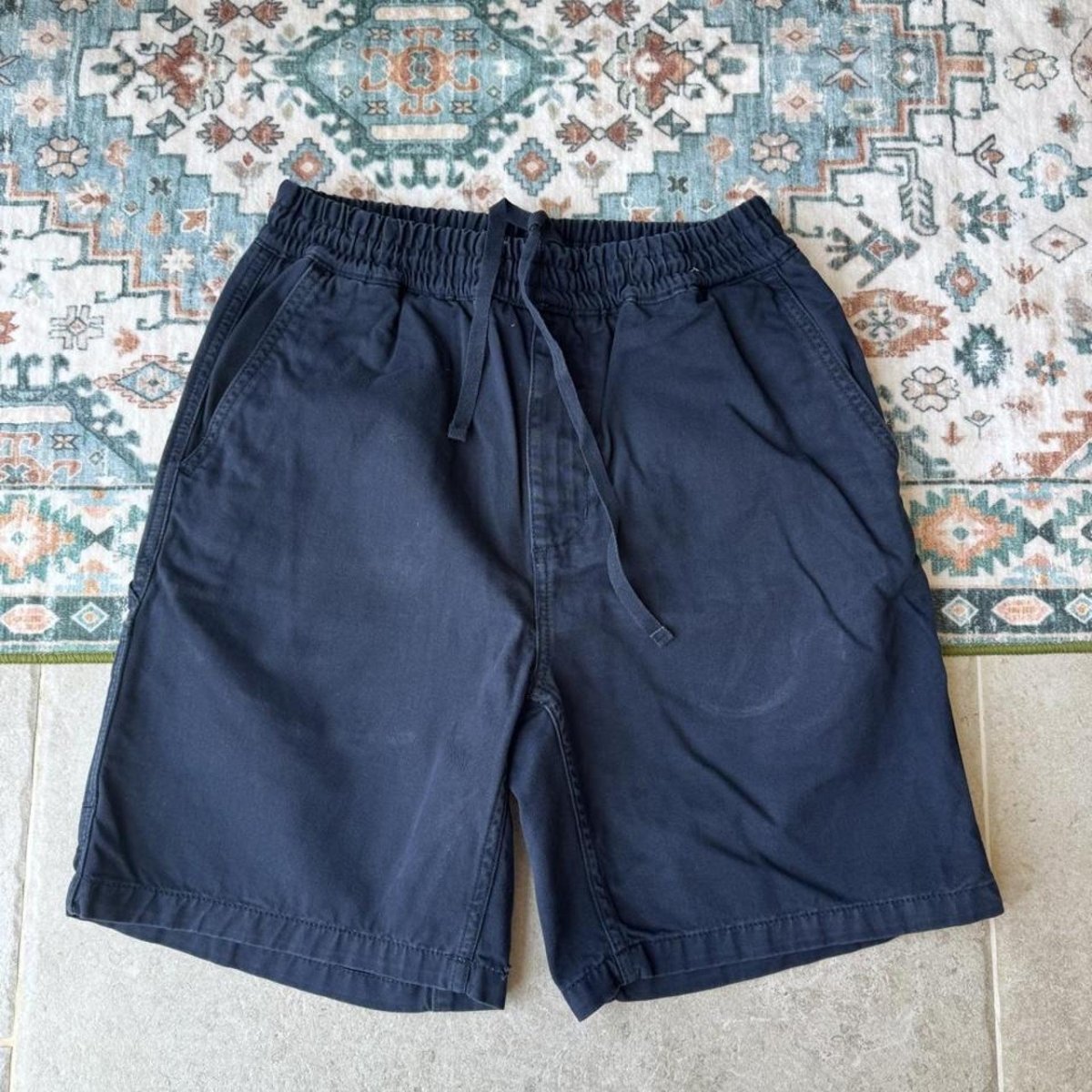 Carhartt WIP Navy Flint Shorts S (30W) - Threads Uncovered