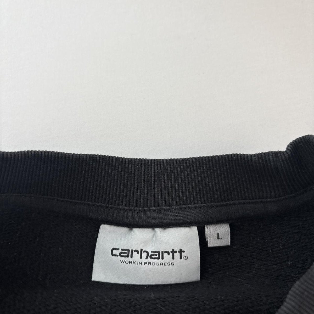 Carhartt WIP Spellout Heavyweight Sweatshirt L - Threads Uncovered