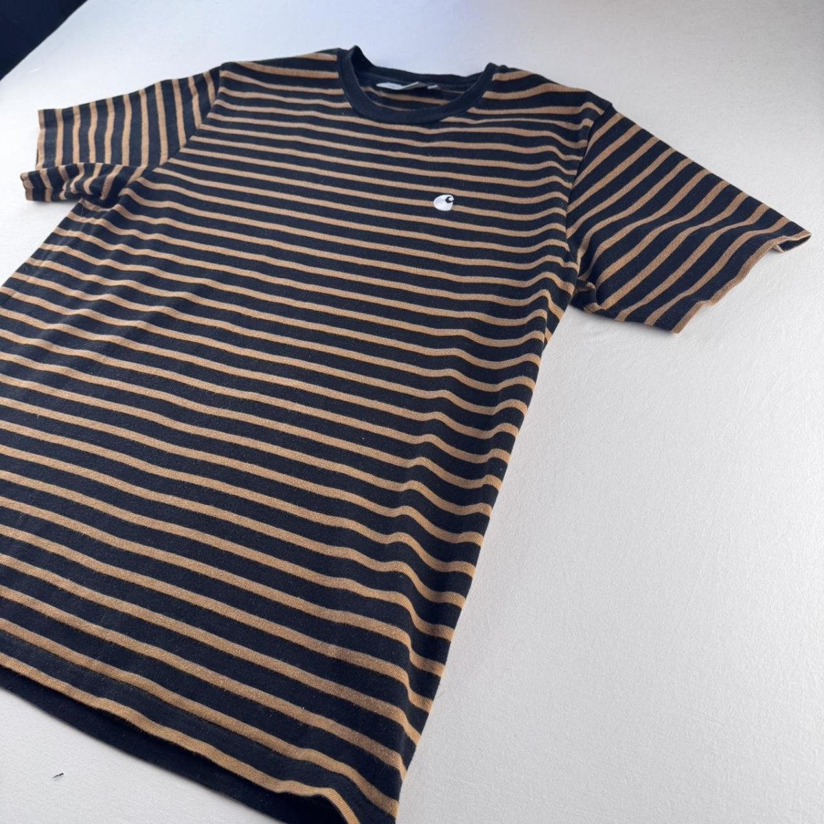 Carhartt WIP Striped Pocket Logo T Shirt M - Threads Uncovered