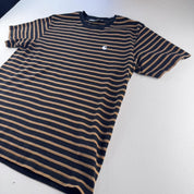 Carhartt WIP Striped Pocket Logo T Shirt M - Threads Uncovered