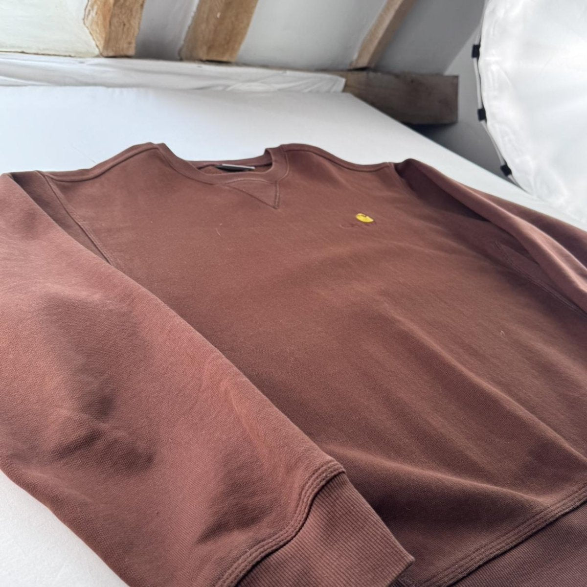 Carhartt WIP Thick American Scrip Sweatshirt L - Threads Uncovered