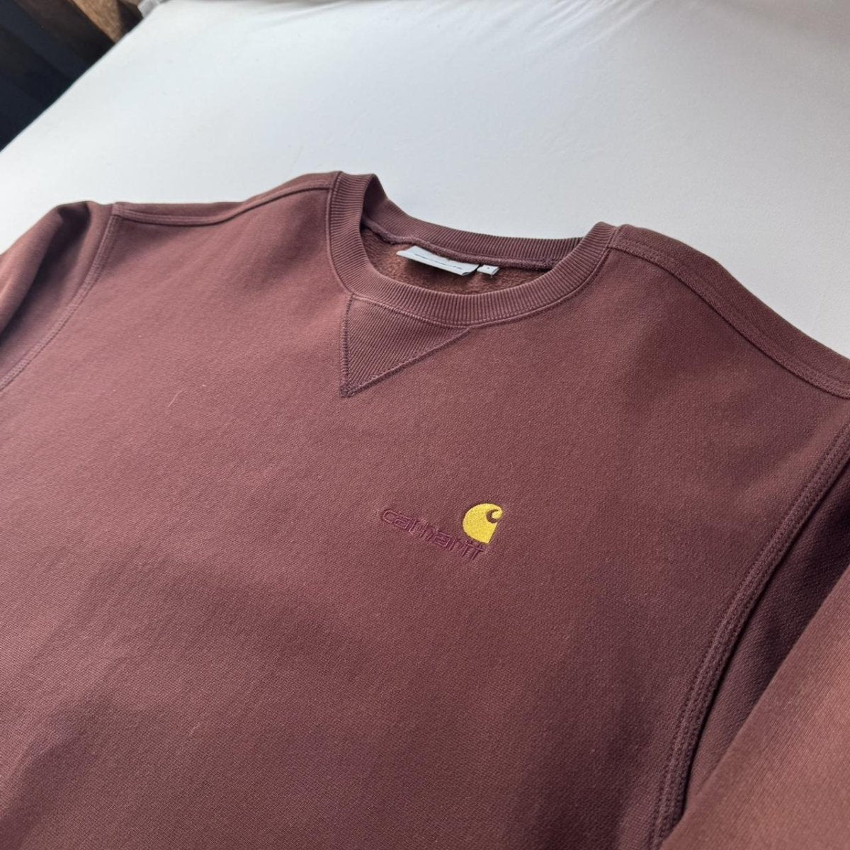 Carhartt WIP Thick American Scrip Sweatshirt L - Threads Uncovered