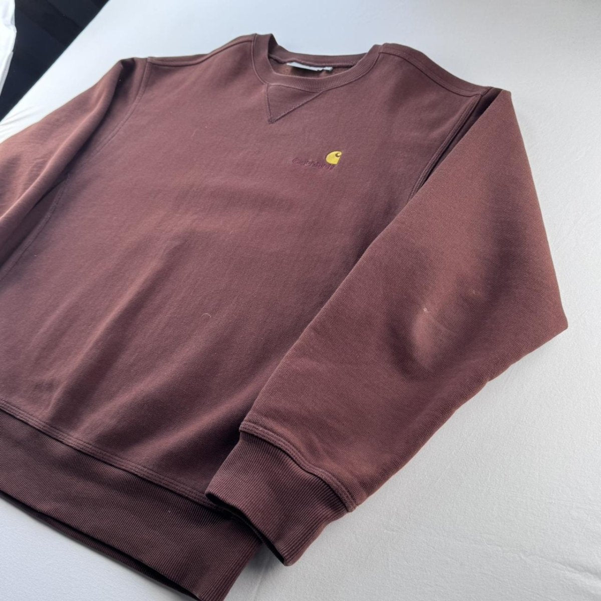 Carhartt WIP Thick American Scrip Sweatshirt L - Threads Uncovered