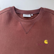 Carhartt WIP Thick American Scrip Sweatshirt L - Threads Uncovered