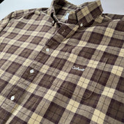 Carhartt WIP Thick Plaid Button Down Shirt XL - Threads Uncovered