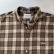 Carhartt WIP Thick Plaid Button Down Shirt XL - Threads Uncovered