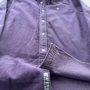 Carhartt WIP Thick Purple Madison Corduroy Button Down Shirt M - Threads Uncovered