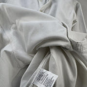 Carhartt WIP White and Green Corduroy Button Down Shirt L - Threads Uncovered