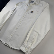 Carhartt WIP White Tony Button Down Shirt S - Threads Uncovered
