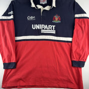 Cotton Traders 1999 Gloucester Rugby Polo Shirt XXL - Threads Uncovered