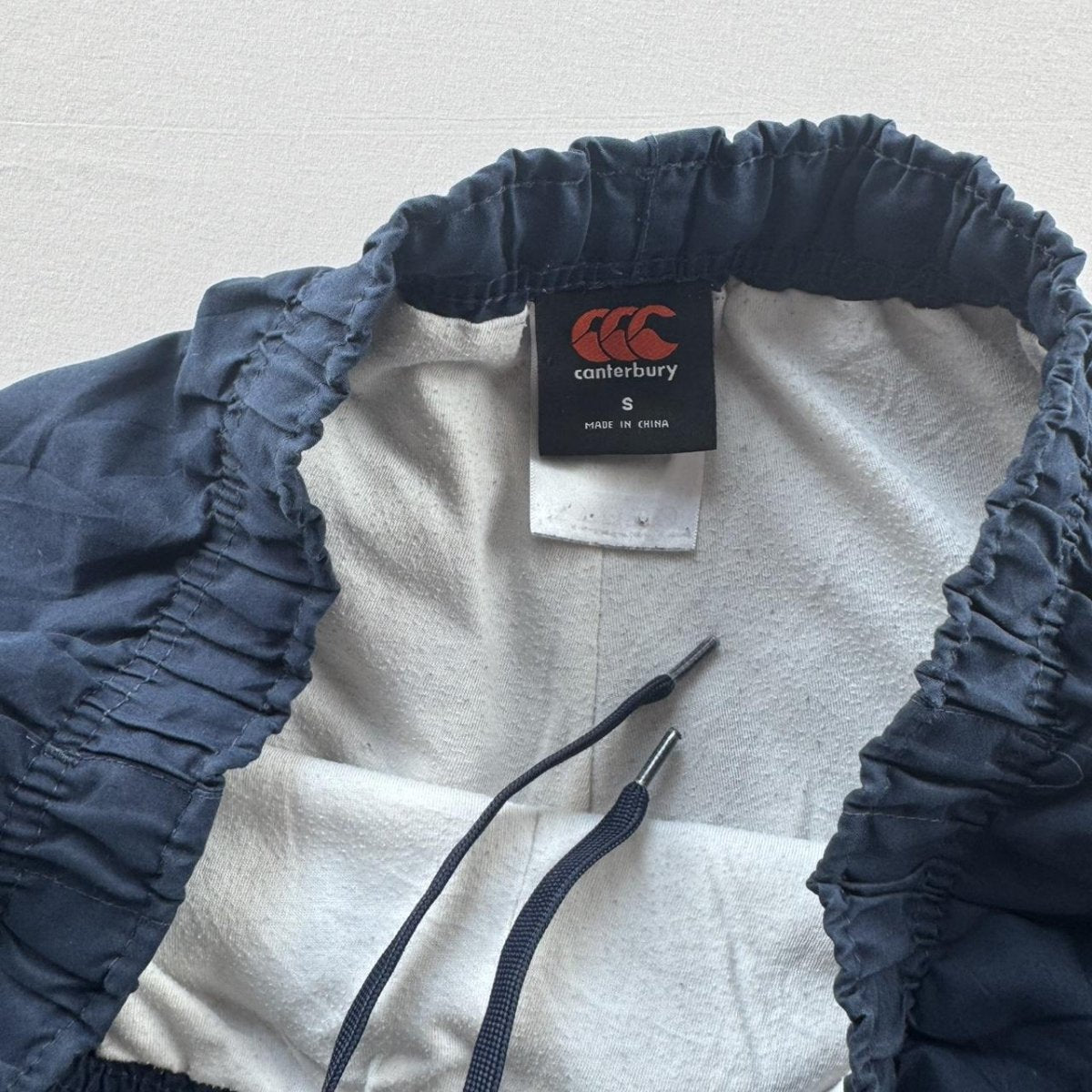 Cuffed Canterbury Joggers Navy Small - Threads Uncovered