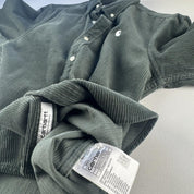 Dark Green Carhartt WIP Long Sleeve Madison Corduroy Button Down Shirt XS - Threads Uncovered