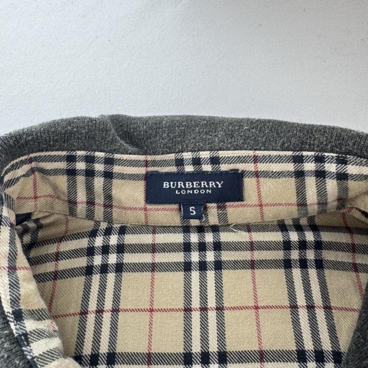 Dark Green Early 2000s Burberry Corduroy Button Down Jumper S - Threads Uncovered