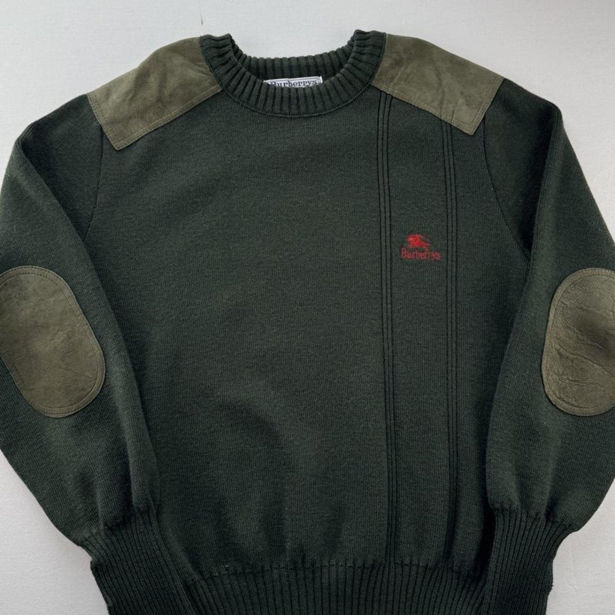 Early 1990s Burberrys Made In England Woolen Jumper S - Threads Uncovered