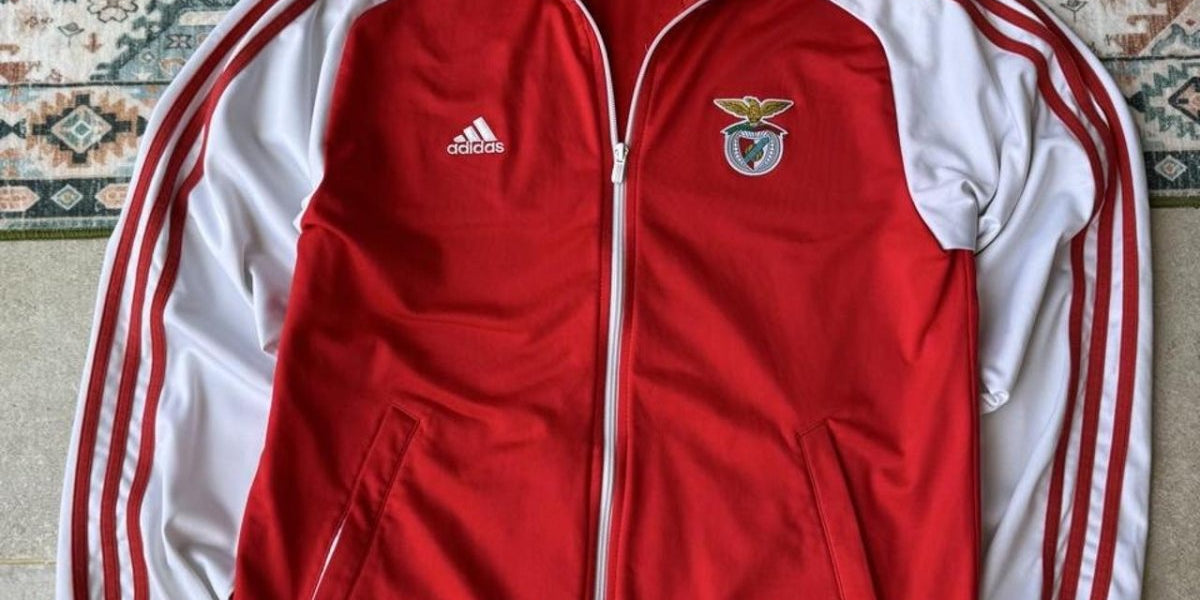 Early 2000s Adidas Benfica Track Jacket M - Threads Uncovered