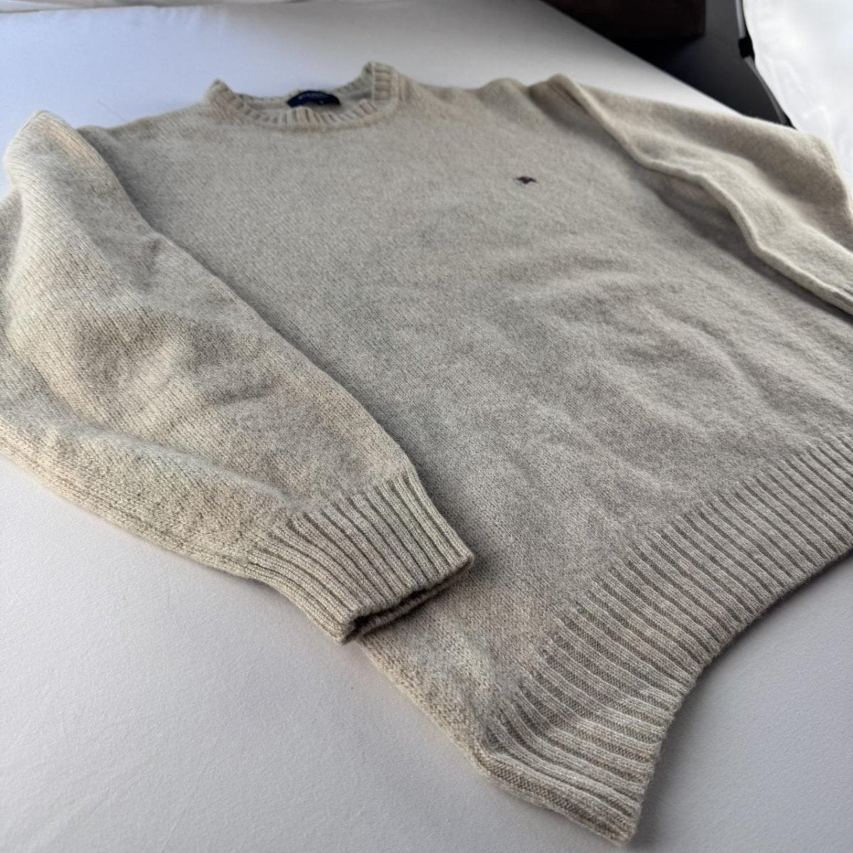 Early 2000s Burberry Chunky Knitted Jumper S - Threads Uncovered