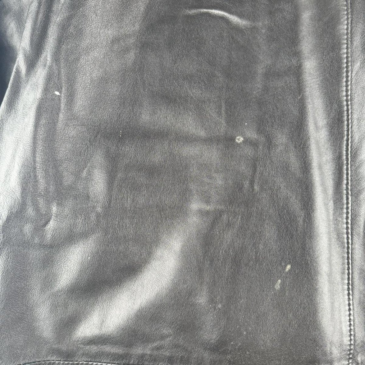 Early 2000s Burberry Leather Mac Jacket 54 (L/XL) - Threads Uncovered