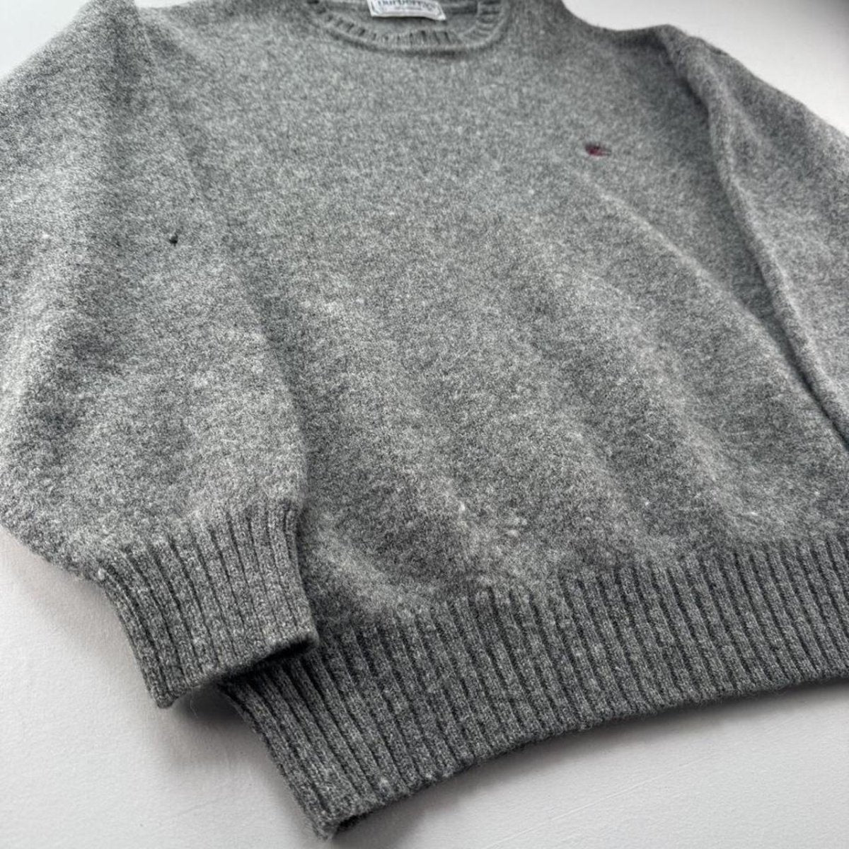 Early 2000s Burberry Womens Woolen Knitted Jumper 14-16 - Threads Uncovered
