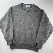 Early 2000s Burberry Womens Woolen Knitted Jumper 14-16 - Threads Uncovered