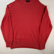 Early 2000s Cotton Burberry Embroidered Knitted Jumper M - Threads Uncovered