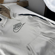 Early 2000s Nike Embroidered Spellout Oversized Hoodie L - Threads Uncovered