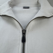 Early 2000s Nike Embroidered Swoosh Cotton Track Jacket XL - Threads Uncovered