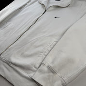Early 2000s Nike Embroidered Swoosh Cotton Track Jacket XL - Threads Uncovered