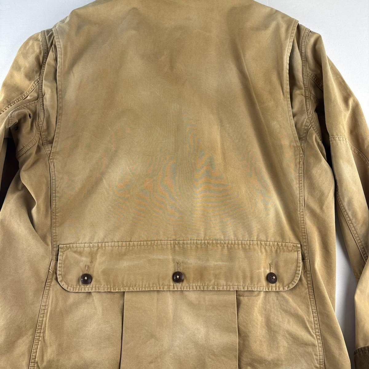Early 2000s Polo Ralph Lauren Workwear Canvas Jacket with Corduroy Trim L - Threads Uncovered