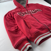 Fleece Lined Vintage 2000s O'Neill Thick Full Zip Hoodie L - Threads Uncovered