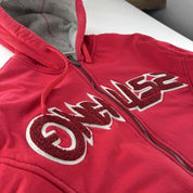 Fleece Lined Vintage 2000s O'Neill Thick Full Zip Hoodie L - Threads Uncovered