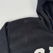 GAP Embroidered Spellout Fleece Hoodie L - Threads Uncovered