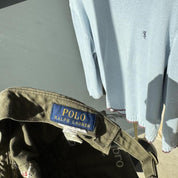 Khaki Polo Ralph Lauren Embroidered Cap - Threads Uncovered